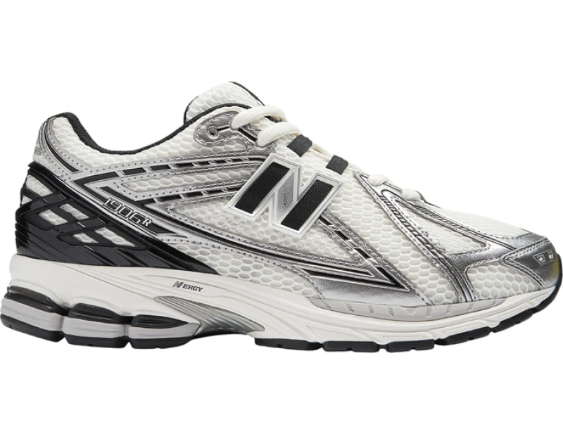 Image of New Balance 1906 Trainers White Silver Black, 7