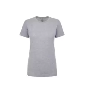 Image of Next Level Womens/Ladies Boyfriend T-Shirt (L) (Heather Grey)