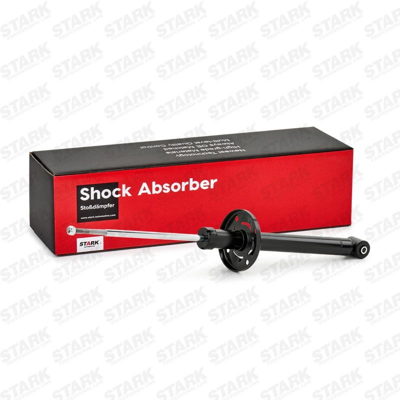 Image of STARK SKSA-0131215 Shock absorber Rear Axle, Gas Pressure, Twin-Tube, Spring-bearing Damper, Top pin Shock Absorber (854)