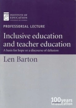 Image of Inclusive Education and Teacher Education by Len Barton Paperback