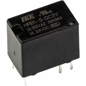 image of R-tech - 616253 Microminiature Signal Relay 3VDC spdt 1A 12.3x7.3x10.2mm