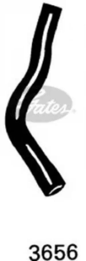Image of Curved Radiator Hose 240mm X 18 Gates 3656