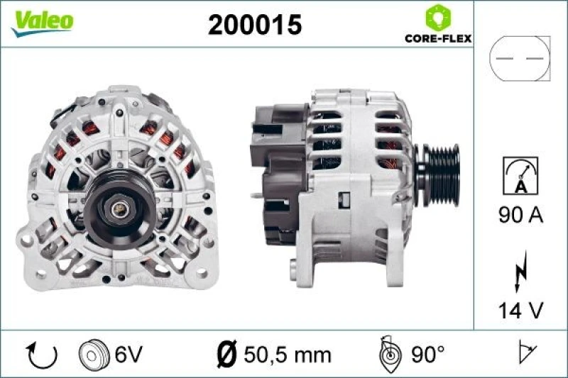 Image of Alternator VALEO 200015
