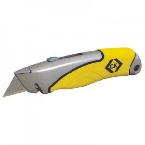 C.K Trimming Knife Soft Grip Retracting C.K. T0957-1