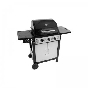 image of 3 Burner and 1 Side Burner Gas BBQ