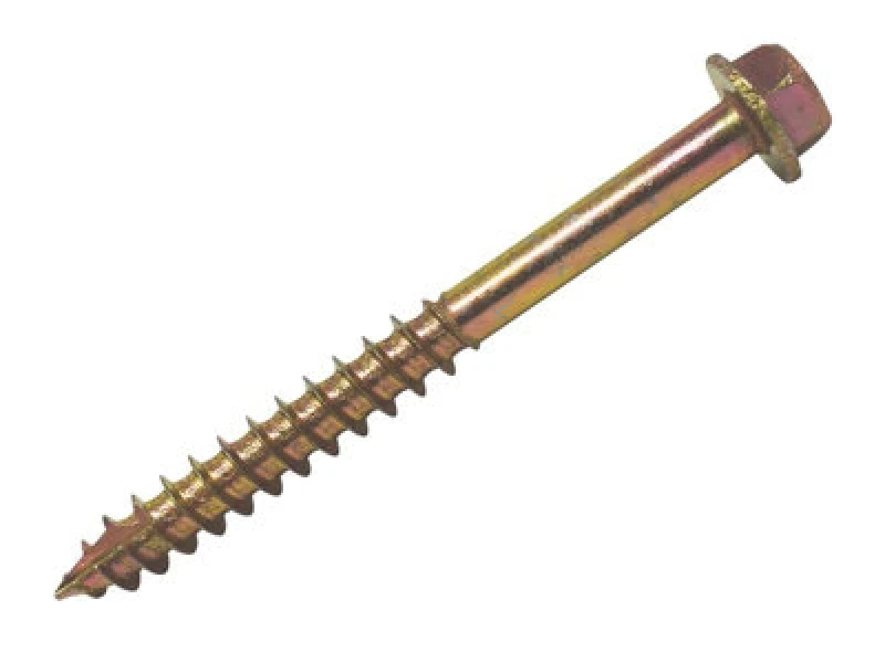 Image of Forgefix ForgeFix Spectre Coach Screw Hexagon Head ZY M8 x 40mm Box 50 Gold