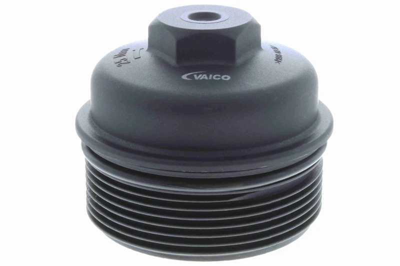 Image of VAICO V10-3104 Cover, oil filter housing Original VAICO Quality Cover,oil filter housing (3323)