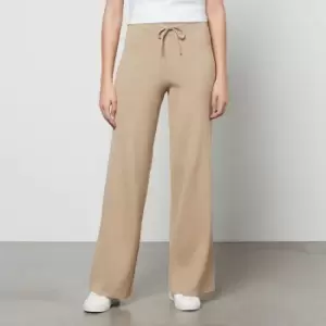 Image of Tommy Hilfiger Cotton-Blend Ribbed-Knit Trousers - XS