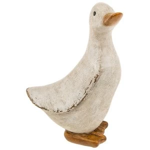 Image of David's White Duck Small Ornament