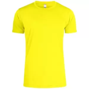 Image of Clique Mens Active T-Shirt (3XL) (Visibility Yellow)