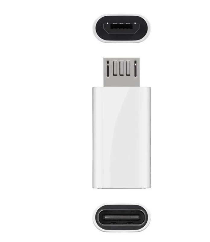 Image of Microconnect USBMICROUSBC cable gender changer Micro-USB B USB C White