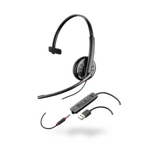 Image of Plantronics Blackwire C315 Corded Monaural USB Headset with 3.5mm