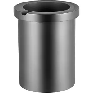Image of High Purity Graphite Crucible, 3 kg Graphite Furnace, Single Ring Graphite Crucible for Melting Metal Gold Silver Copper Aluminum, Smelting Furnace