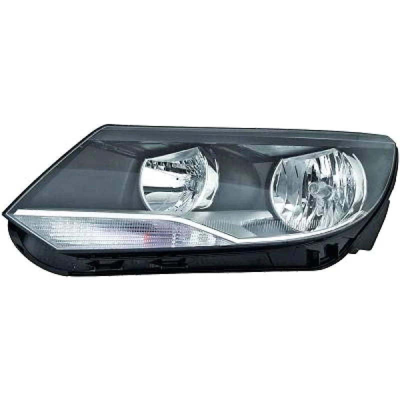 Image of DIEDERICHS 2255282 Headlights H7, Right, with motor for headlamp levelling, Halogen Headlight (259)