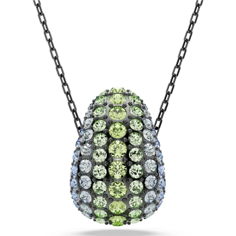 Image of Swarovski Womens 5692112 Sublima Necklace in Black Female One Size