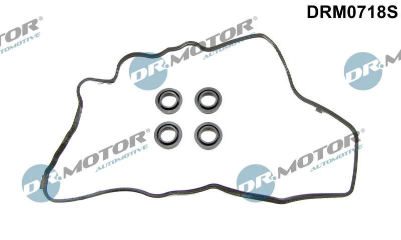 Image of DR.MOTOR AUTOMOTIVE Gasket Set, cylinder head cover DR.MOTOR AUTOMOTIVE DRM0718S
