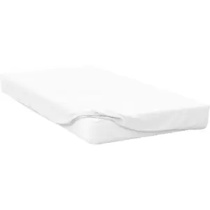 Image of Cotton Sateen 1000 Thread Count Extra Deep Fitted Sheet (Emperor) (White) - White - Belledorm