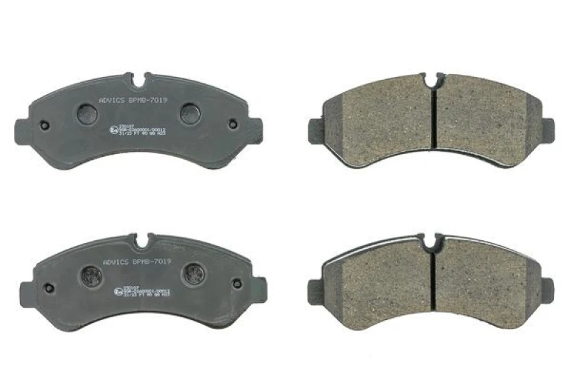 Image of AISIN BPMB-7019 Brake pad set prepared for wear warning indicator Brake Pad Set,disc brake (402)