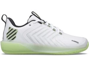 Image of 06988-191-M MENS ULTRASHOT 3 WHITE/Soft NEON GREEN/Blue GRAPHITE - Mens 10