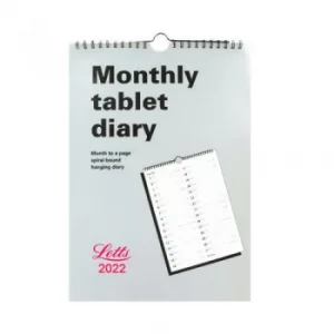 Image of Letts Monthly Tablet Diary 2022 22-TMT