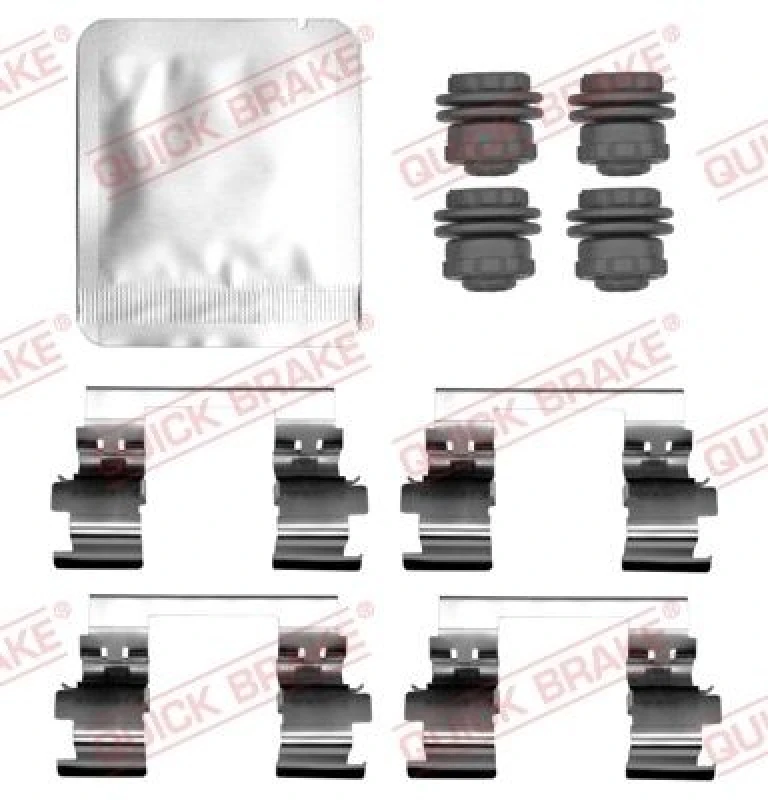 Image of QUICK BRAKE Brake pad fitting kit QUICK BRAKE 109-0096