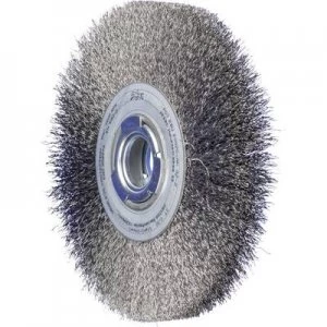 image of PFERD HORSE round brush uncoated 200 x 50 mm wire thickness 0.3mm With hole + adapter set AK 32-2 43701259