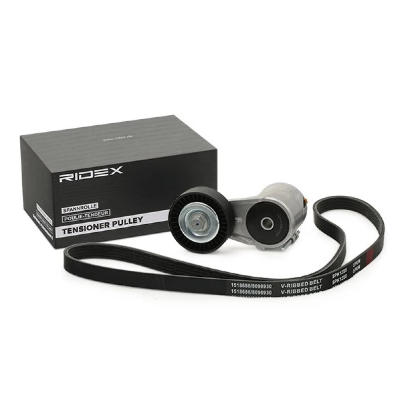 Image of RIDEX 542R0673 V-ribbed belt set V-Ribbed Belt Set (542)