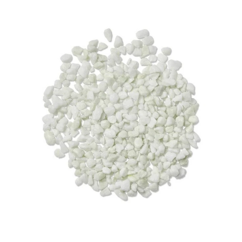 Image of Buttercup Farm 10-20mm White Spar Chippings - Premium Aggregate Bulk Bag - 850 kilos White Unisex