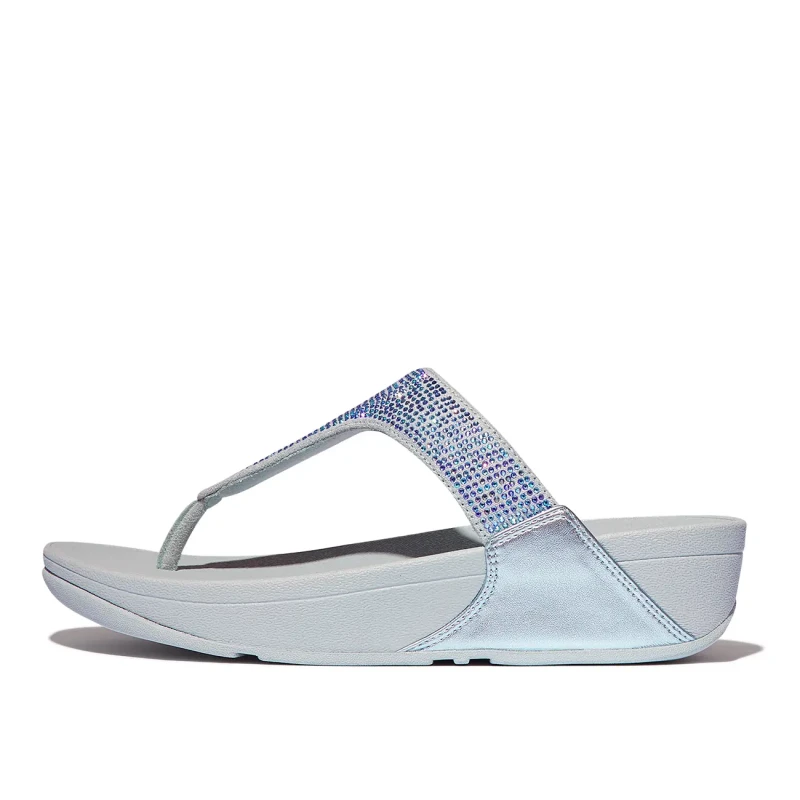 Image of FitFlop Womens sandals FitFlop Lulu Toepost Bleu Female 37