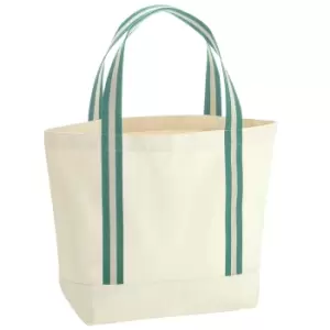 Image of Westford Mill EarthAware Organic Shoulder Bag (One Size) (Natural/Sage Green)