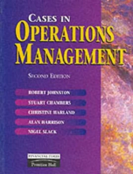 Image of Cases in Operations Management by Prof Robert Johnston Book