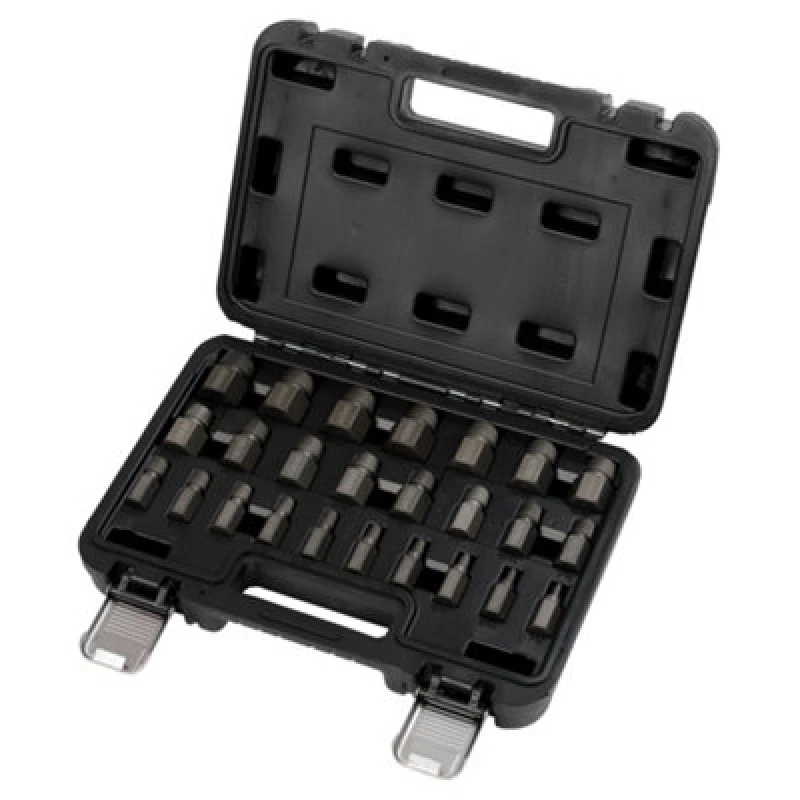Image of Draper 25 Piece 3/8" Drive Bolt Extractor Set Imperial 3/8" SNRS25