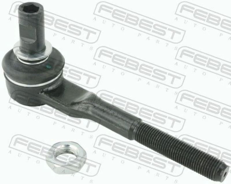 Image of FEBEST 1721-C5 Track rod end Front Axle Tie Rod End (914)