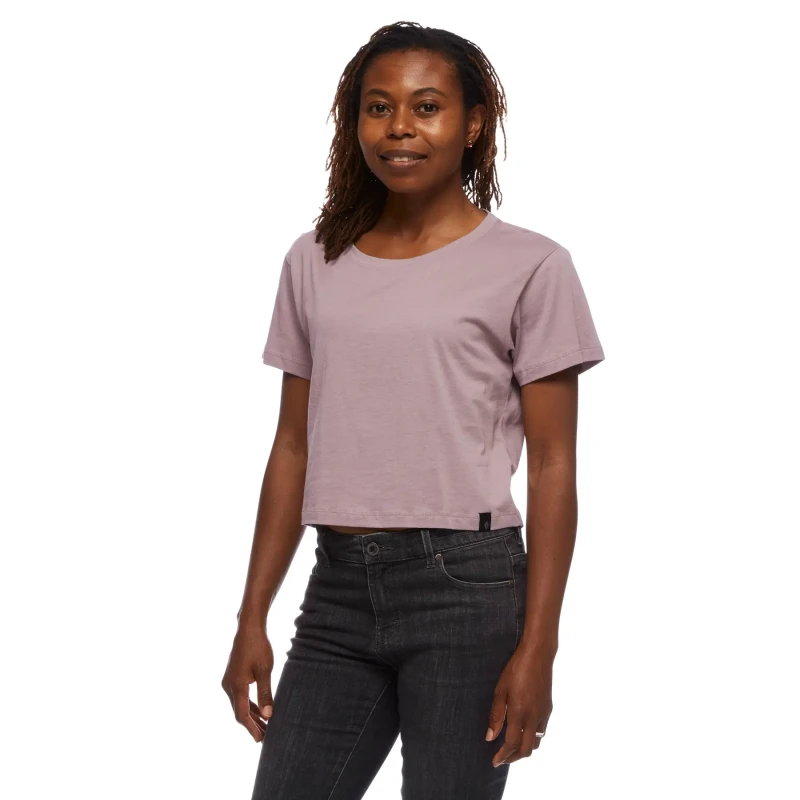 Image of Womens T-Shirt Black Diamond Pivot Violet Female XL