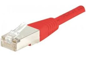 Image of 0.15m Patch Cable Rj45 Cat.5e Futp Red