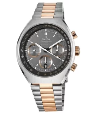 Image of Omega Speedmaster Mark II Chronograph Steel and Rose Gold Mens Watch 327.20.43.50.01.001 327.20.43.50.01.001