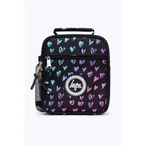 image of Hype Scribble Heart Lunch Bag, Pink