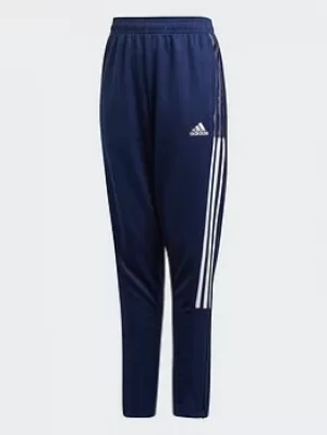 Image of adidas Tiro 21 Tracksuit Bottoms, Black/White, Size 5-6 Years
