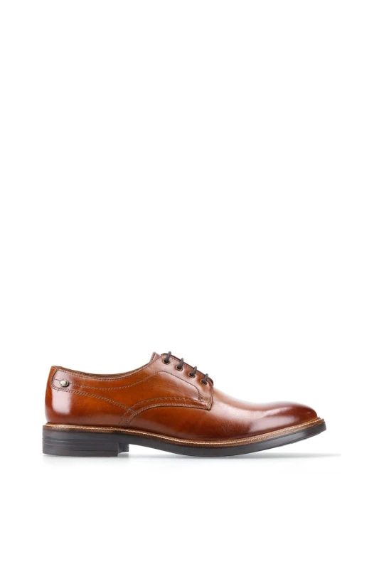 Image of Base London Base London Men Durham Lace Shoe in Tan Size: 11 Tan 11 Male 5063294200353