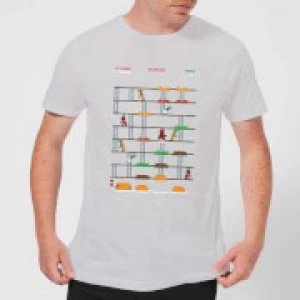 Image of Marvel Deadpool Retro Game T-Shirt - Grey - 3XL