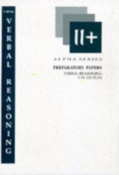 Image of Verbal Reasoning Preparatory Papers for 9-10 Year Olds. by Geoffrey Duncan. Jones Book