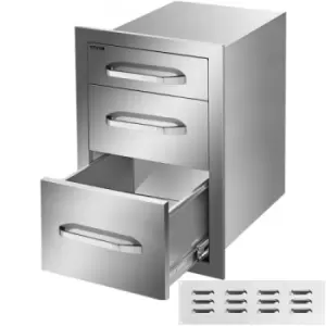 Image of Chest of Drawers 257.4 * 37.6 * 53.3cm Stainless Steel