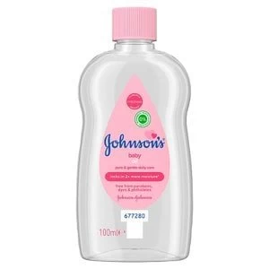 image of Johnsons Baby Oil Travel Size 100ml