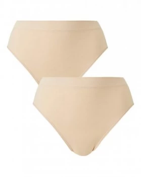 image of Maidenform 2 Pack Seamless Briefs