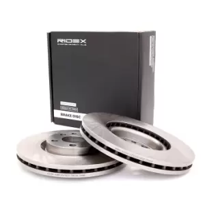 Image of RIDEX Brake disc 82B0134 Brake rotor,Brake discs FIAT,PEUGEOT,CITROEN,Ulysse (179_),Scudo Kastenwagen (220_),Scudo Kombi (220_)