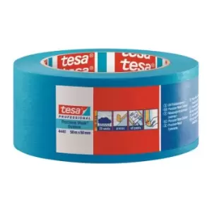 Crepe de precision 4440 ext. UV PLUS lisse bleu longueur 50 m largeur 50 mm roul