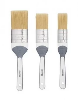 image of Harris 3 Pack Seriously Good Woodwork Stain & Varnish Paintbrushes