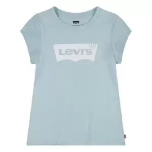 image of Levis Levis Girls Batwing T-Shirt - Blue