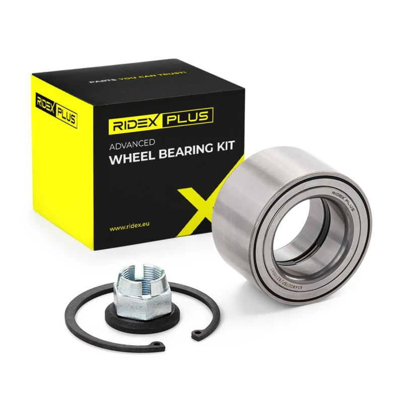 Image of RIDEX PLUS 654W0078P Wheel bearing kit Front axle both sides Wheel Bearing Kit (654)
