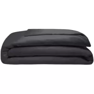 Image of Belledorm 200 Thread Count Egyptian Blend Duvet Cover (Superking) (Black) - Black